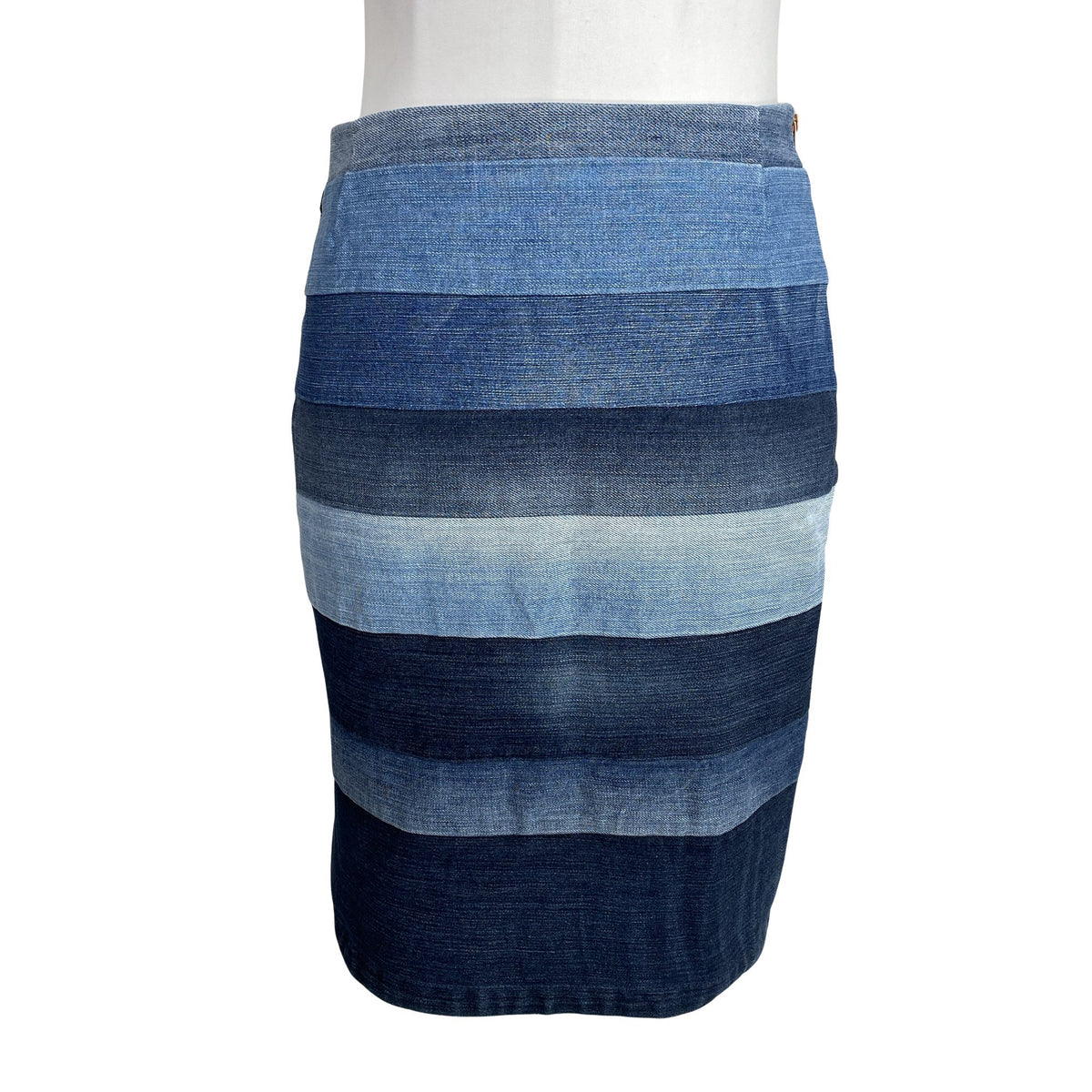 Unisex Mea upcycle studio - Denim skirt, size 36 - Blue (1)
