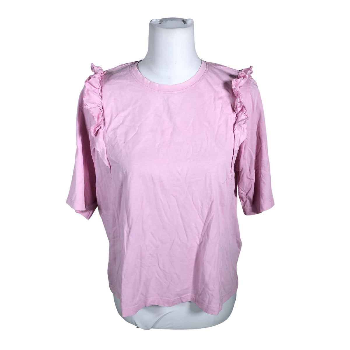 Unisex Selected - Tricot shirt, size 40 - Light pink (1)