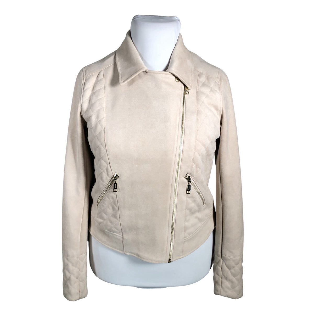 Unisex Comma - Leather jacket, size 42 - Beige (1)
