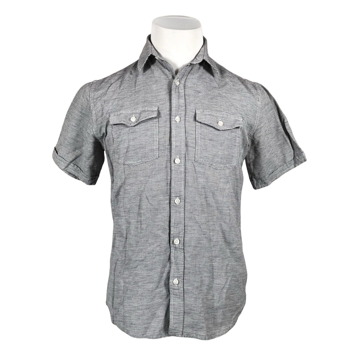 Unisex Jack's - Collared shirt, size S - Gray (1)