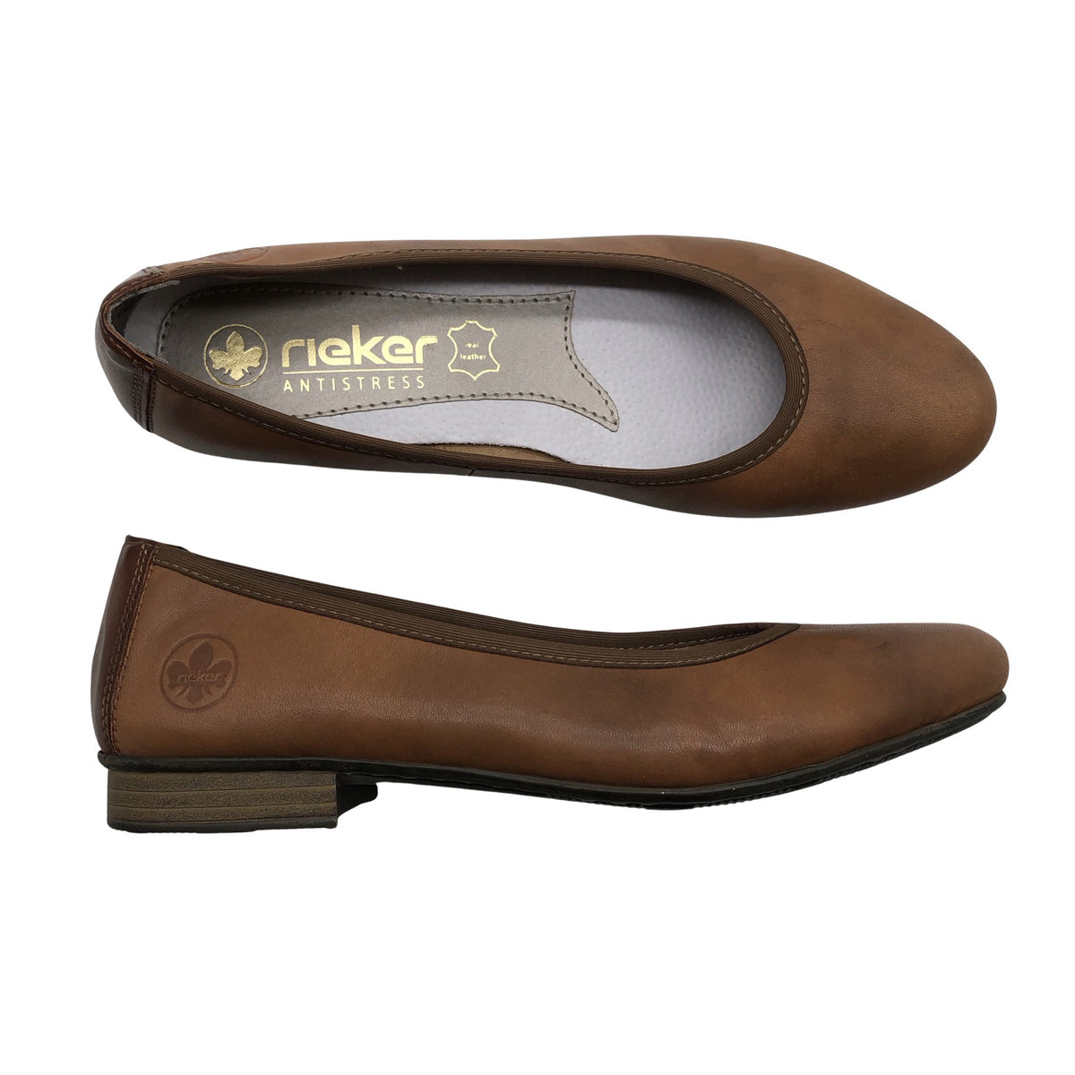 Unisex Rieker - Ballerinas, size 40 - Brown (1)