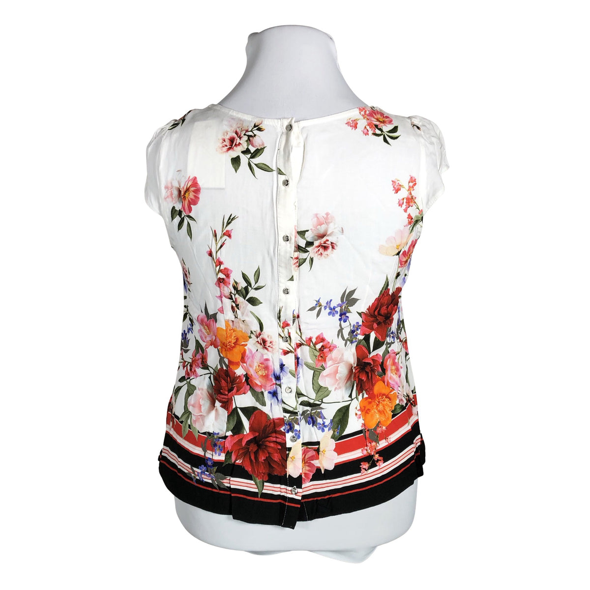 Unisex Billie&Blossom - Short-sleeved blouse, size 42 - White (2)