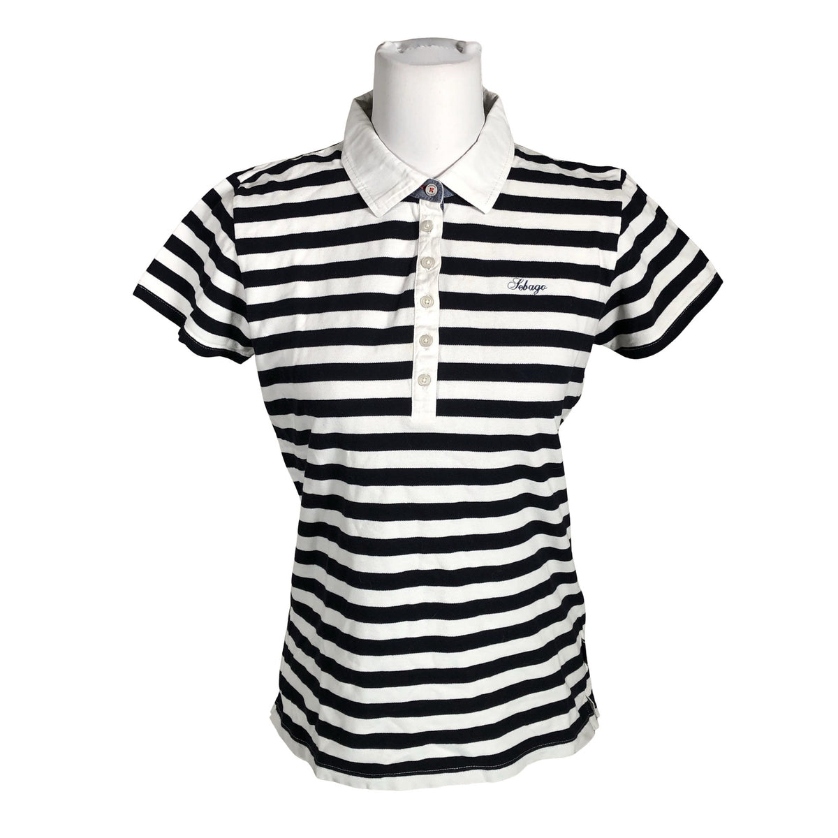 Unisex Sebago - Polo shirt, size 40 - Blue (1)