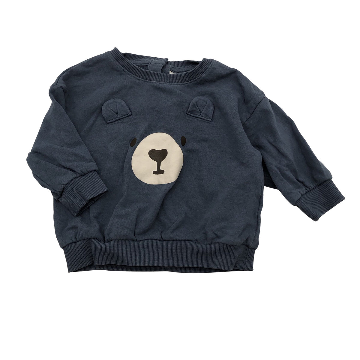Unisex Lindex - Sweatshirt, size 62 - 68 - Blue (1)