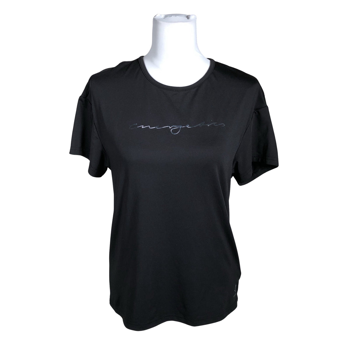 Unisex Energetics - Sports shirt, short sleeve, size 40 - Black (1)