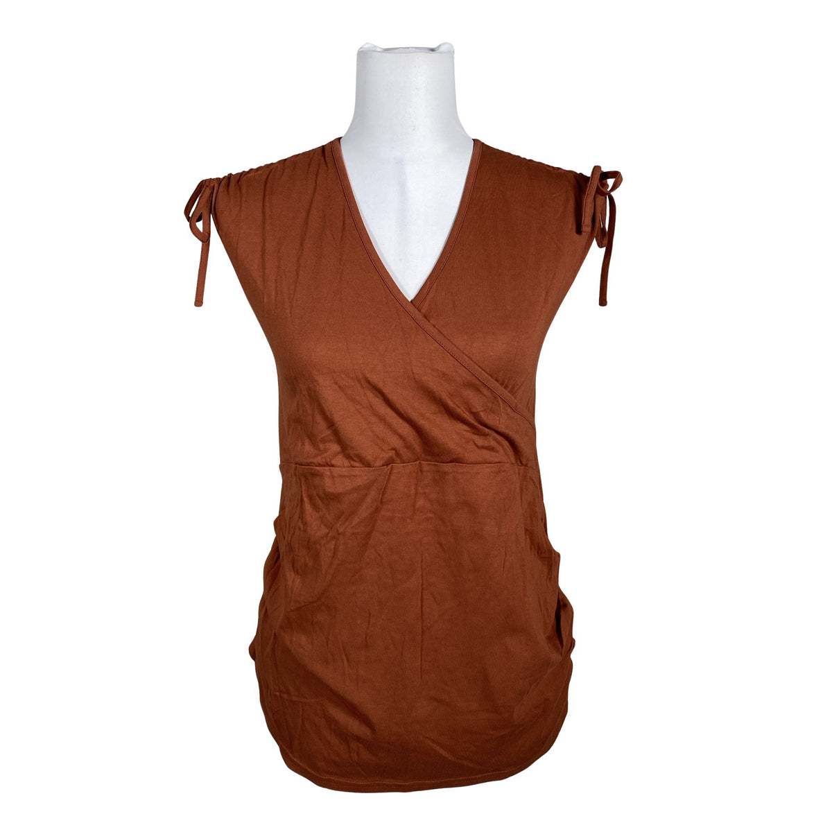 Unisex Polarn O. Pyret Maternity - Tricot tank top, size 38 - Brown (1)