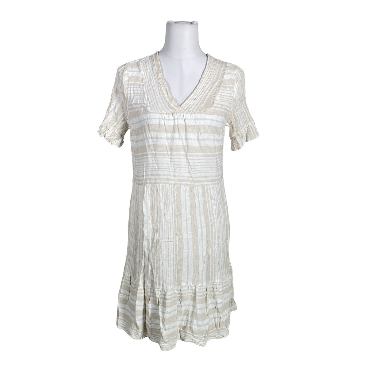 Unisex Free Quent - Schiffon dress, size 36 - White (1)
