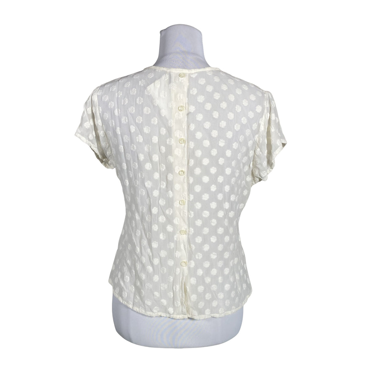 Unisex The Masai - Short-sleeved blouse, size 38 - Natural white (2)