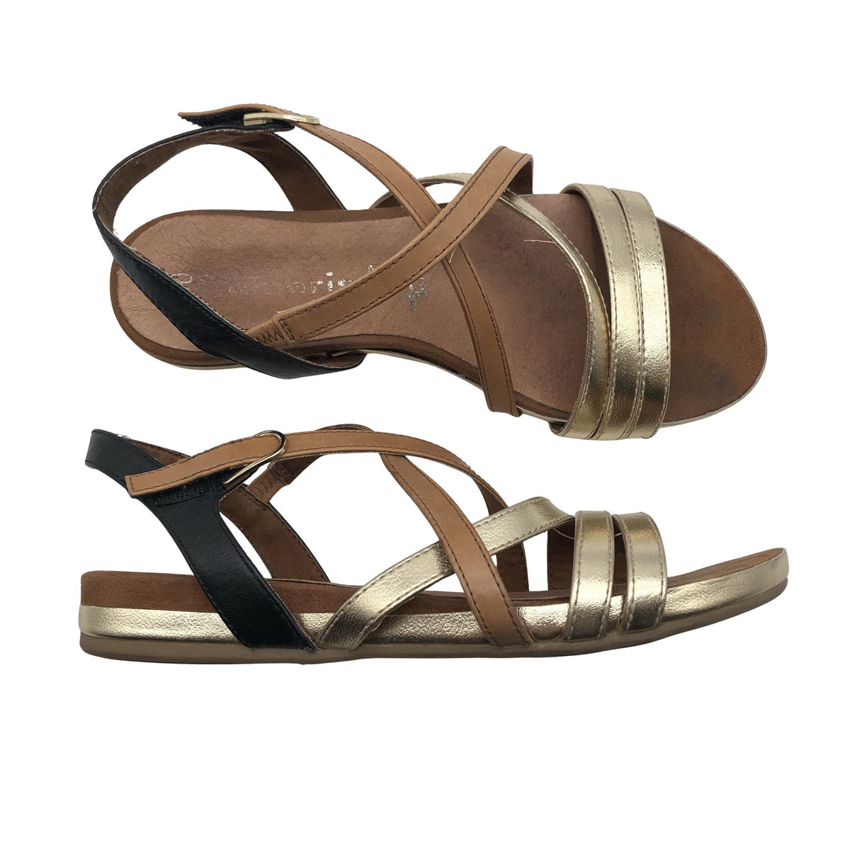 Unisex Tamaris - Sandals, size 40 - Gold (1)