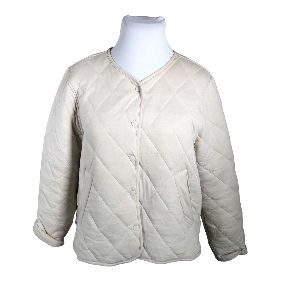 Unisex Noom - Sweat jacket, size 42 - Beige (1)