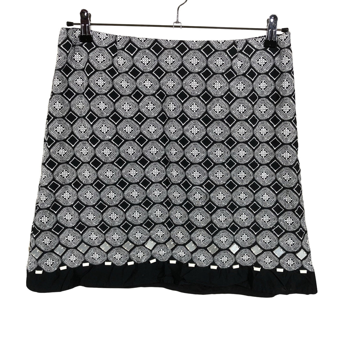 Unisex Peter Nygård - Fabric skirt, size 38 - Black (1)
