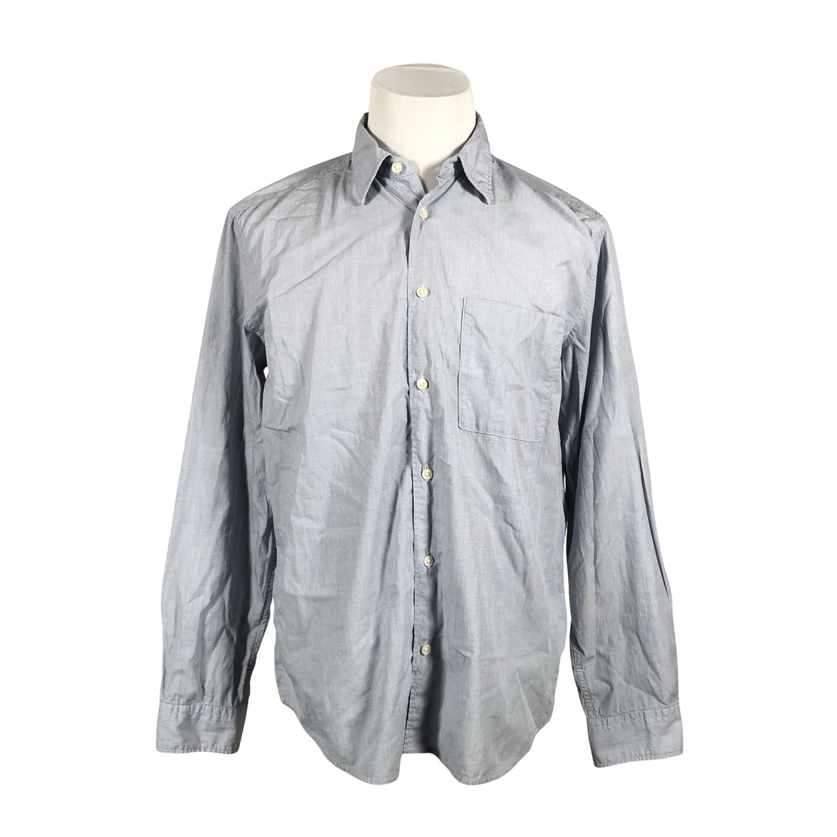 Unisex Marc O'Polo - Collared shirt, size L - Light blue (1)
