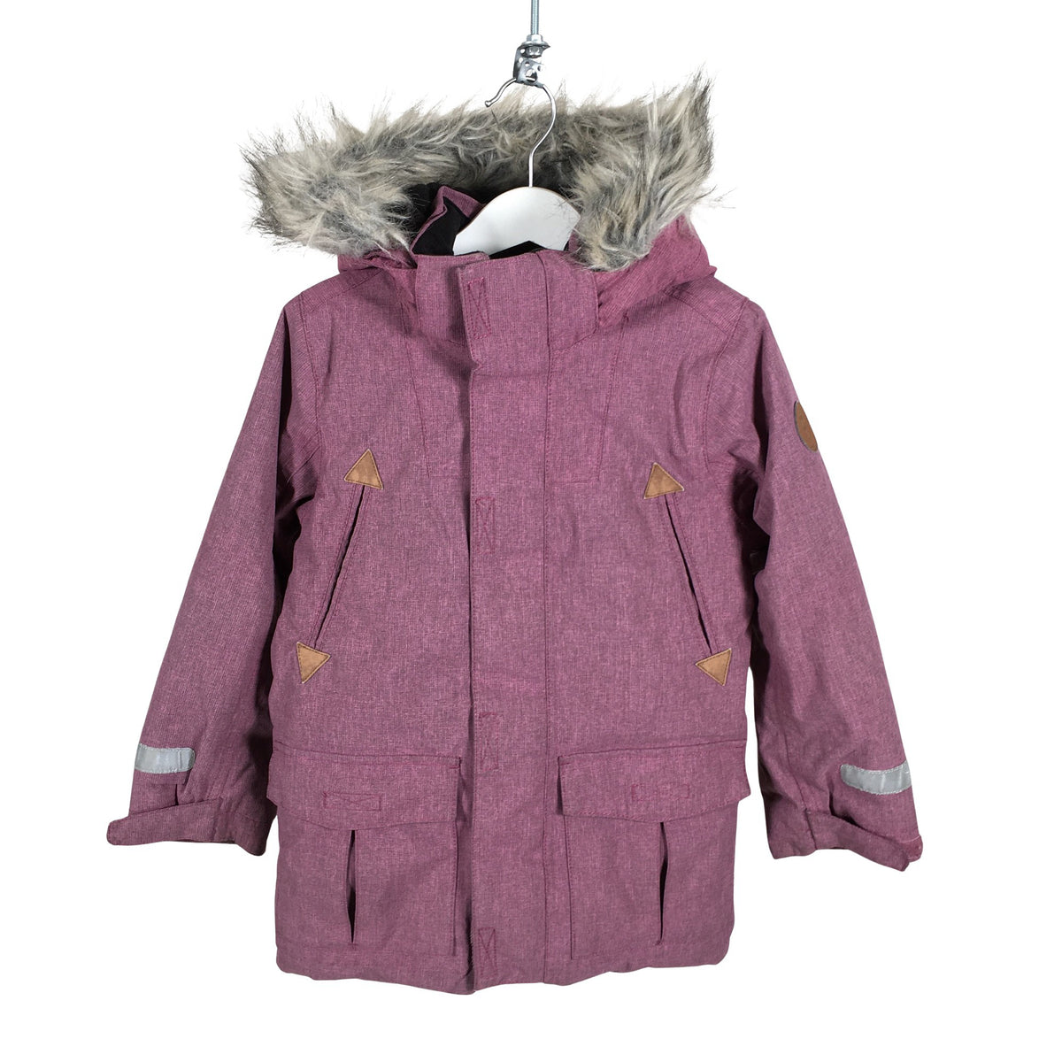 Unisex Polarn O. Pyret - Winter jacket, size 110 - 116 - Violet (1)