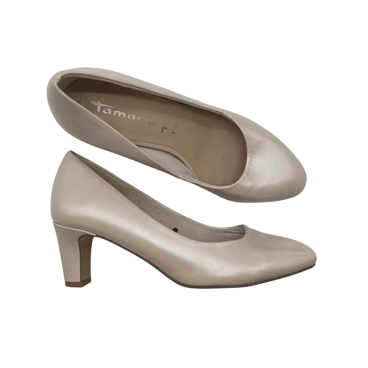 Unisex Tamaris - High heels, size 38 - Beige (1)