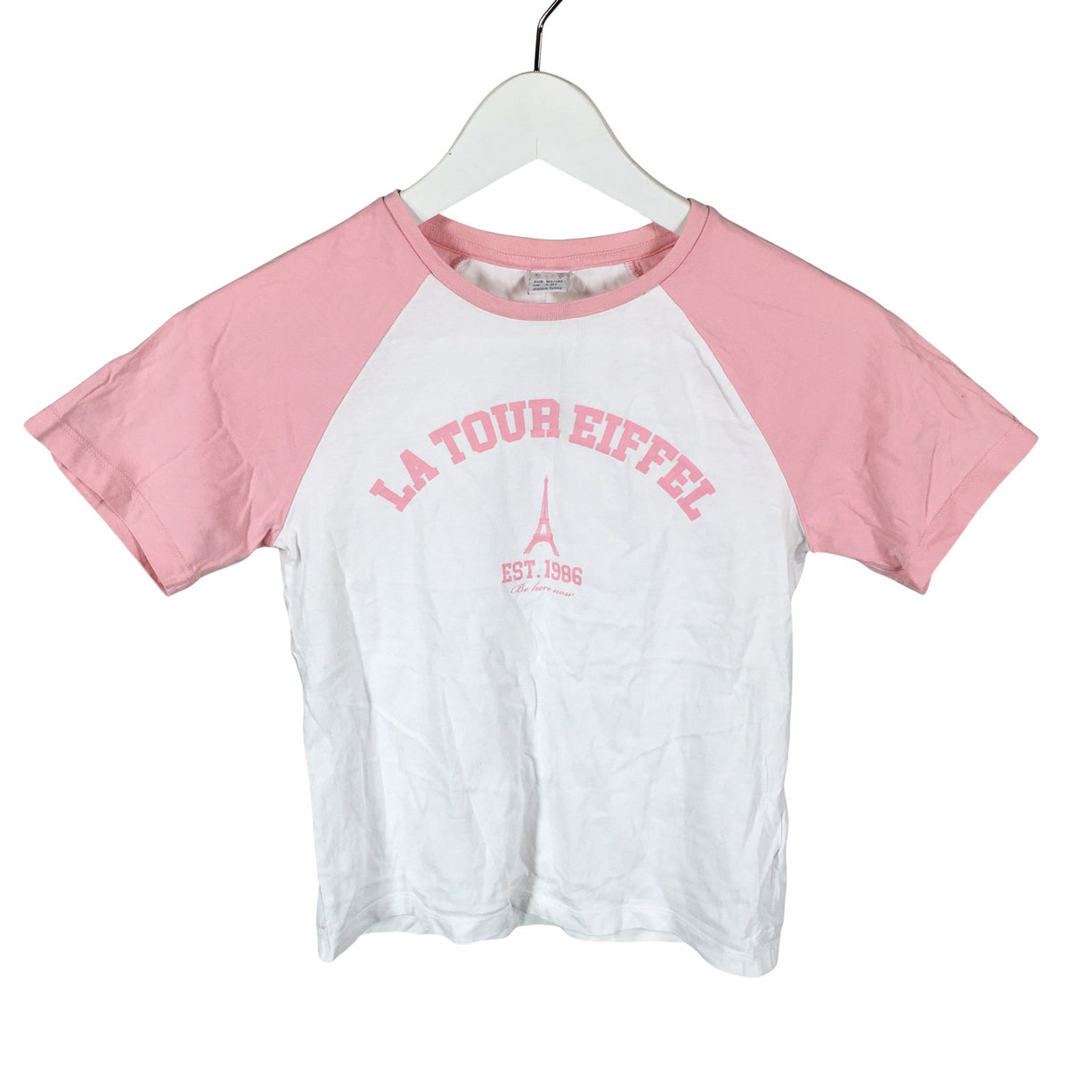 Unisex Lindex - T-shirt, size 134 - 140 - Light pink (1)