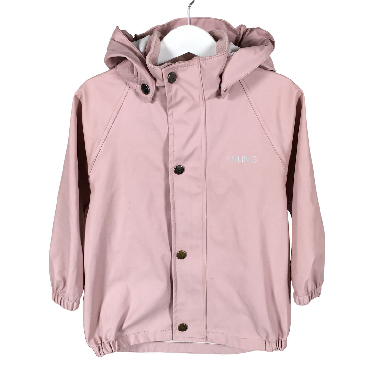 Unisex Kuling - Rain jacket, size 98 - 104 - Light pink (1)