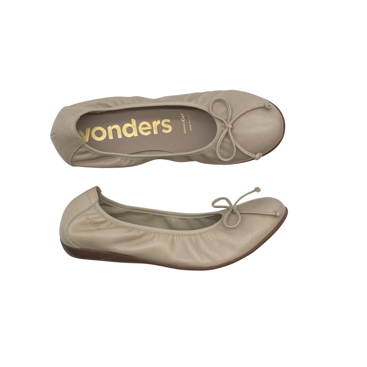 Unisex Wonders - Ballerinas, size 39 - Beige (1)