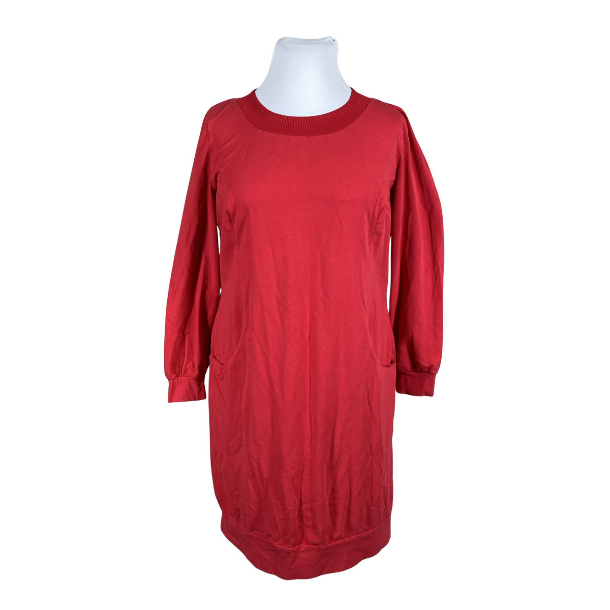 Unisex Handmade - Sweatshirt dress, size 46 - Red (1)