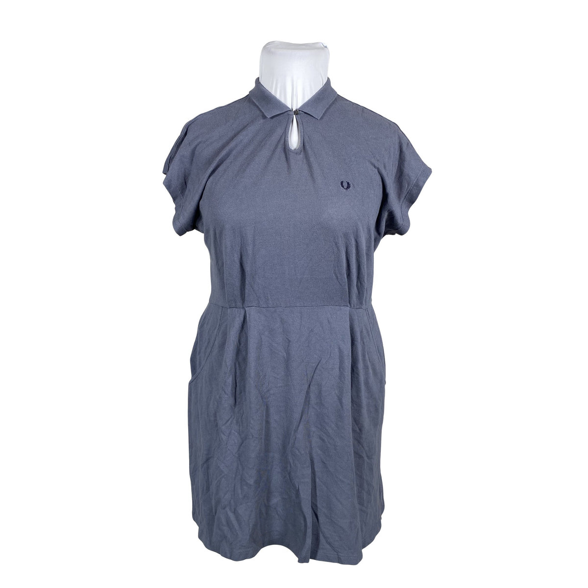 Unisex Fred Perry - Pique dress, size 42 - Gray (1)