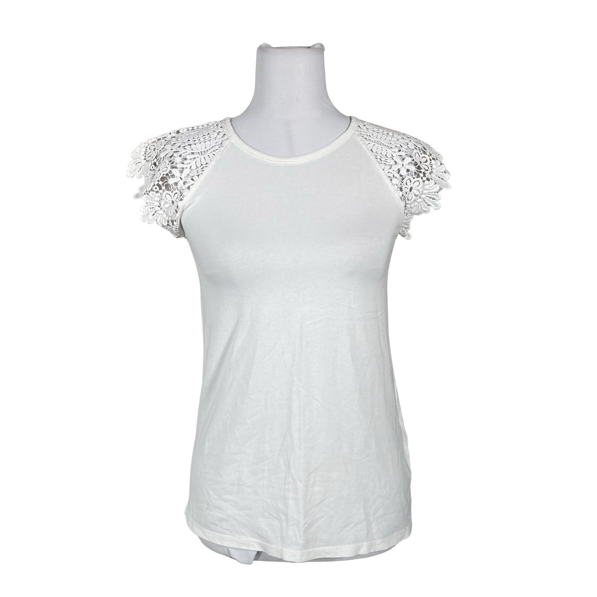 Unisex Esprit - Short-sleeved blouse, size 34 - White (1)