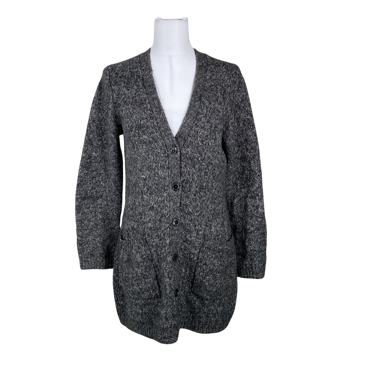 Unisex Uniqlo - Cardigan, size 40 - Gray (1)