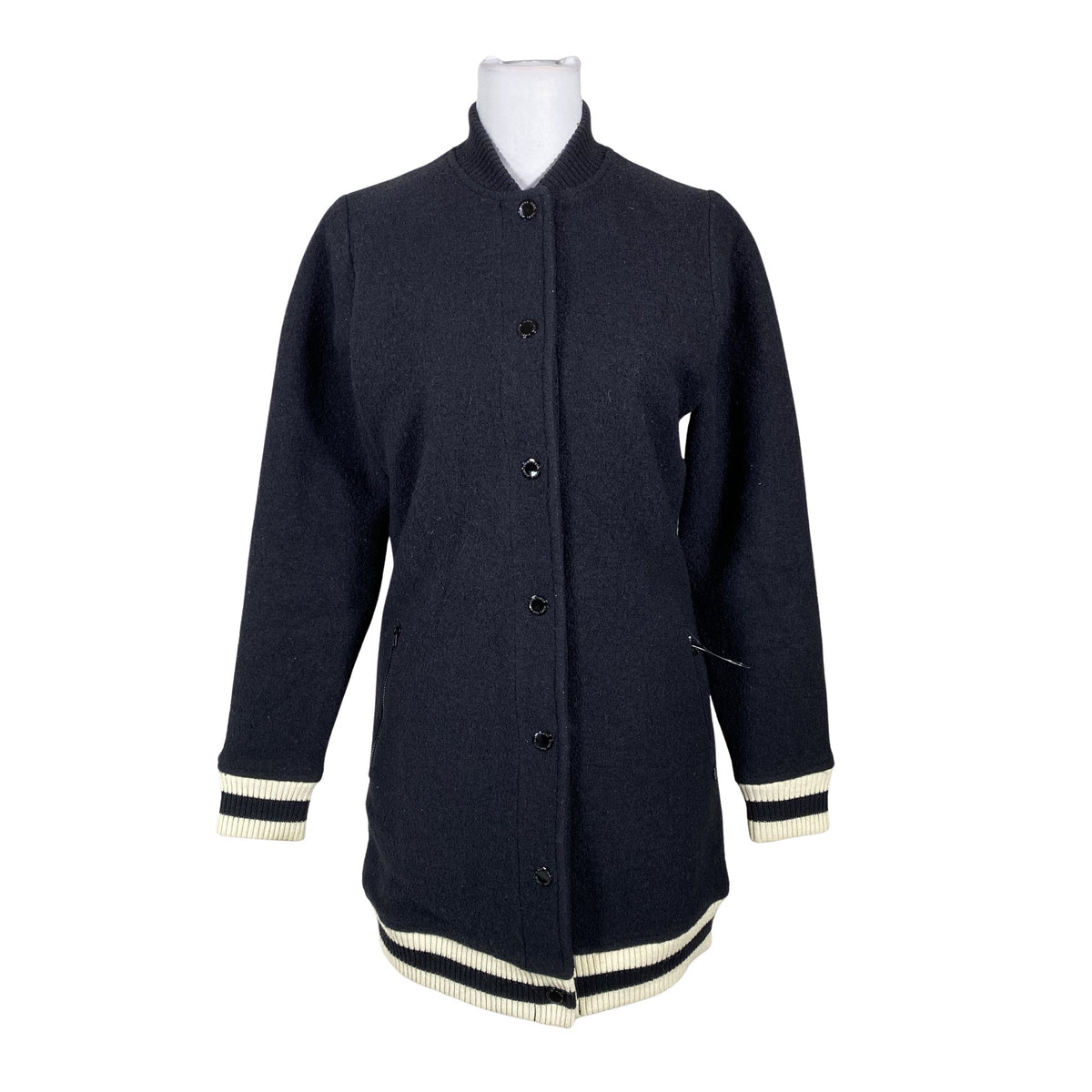 Unisex Kari Traa - Wool coat, size 36 - Black (1)