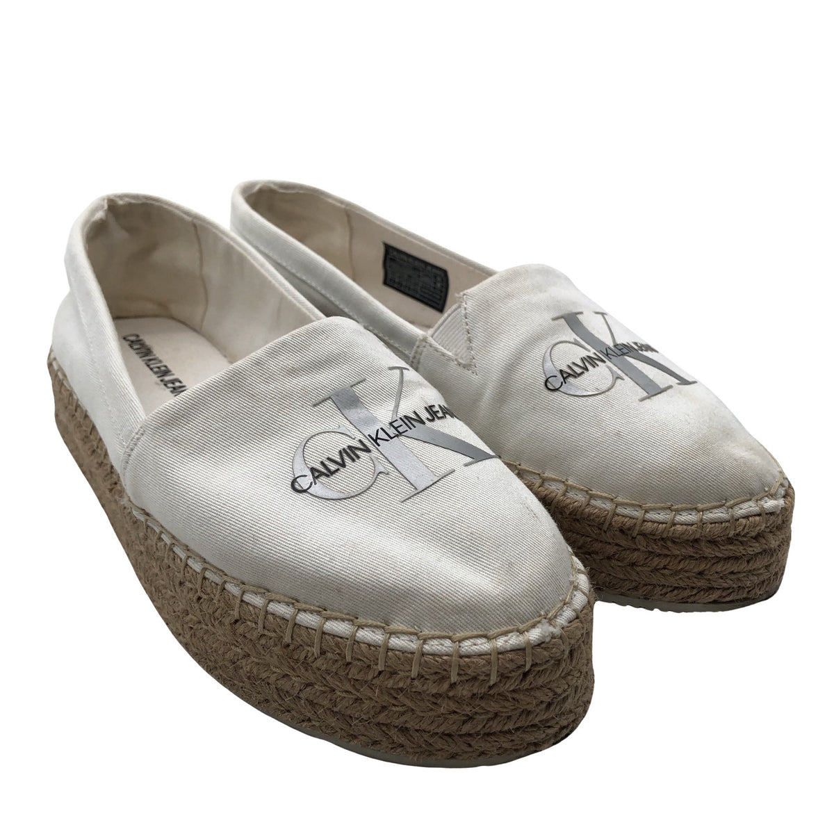Unisex Calvin Klein Jeans - Loafers, size 37 - White (2)