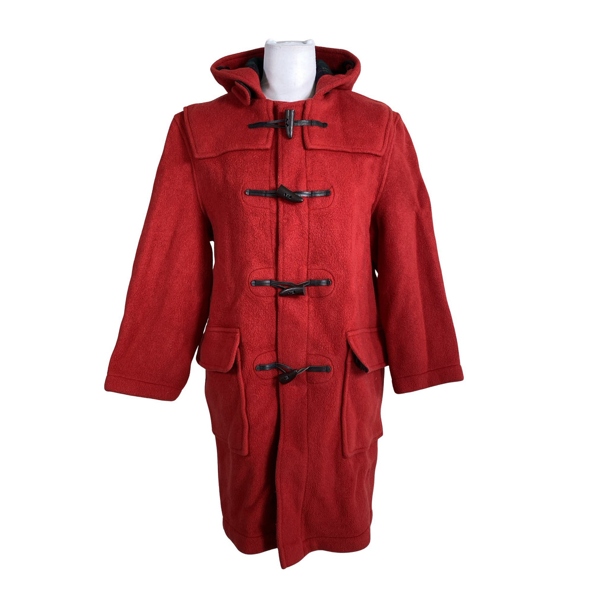 Unisex Gloverall - Wool coat, size 36 - Red (1)