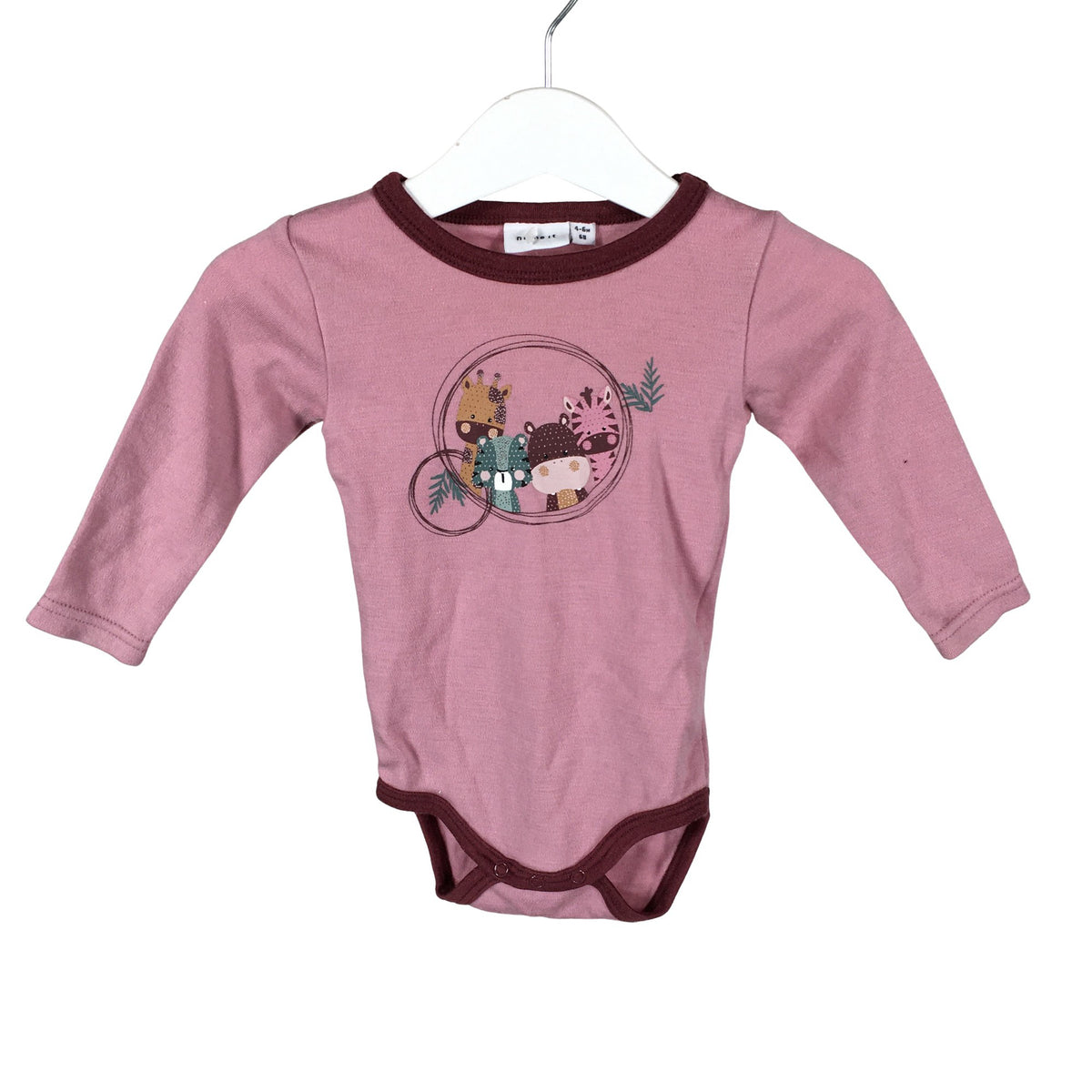 Unisex Name It - Body, size 68 - 74 - Light pink (1)