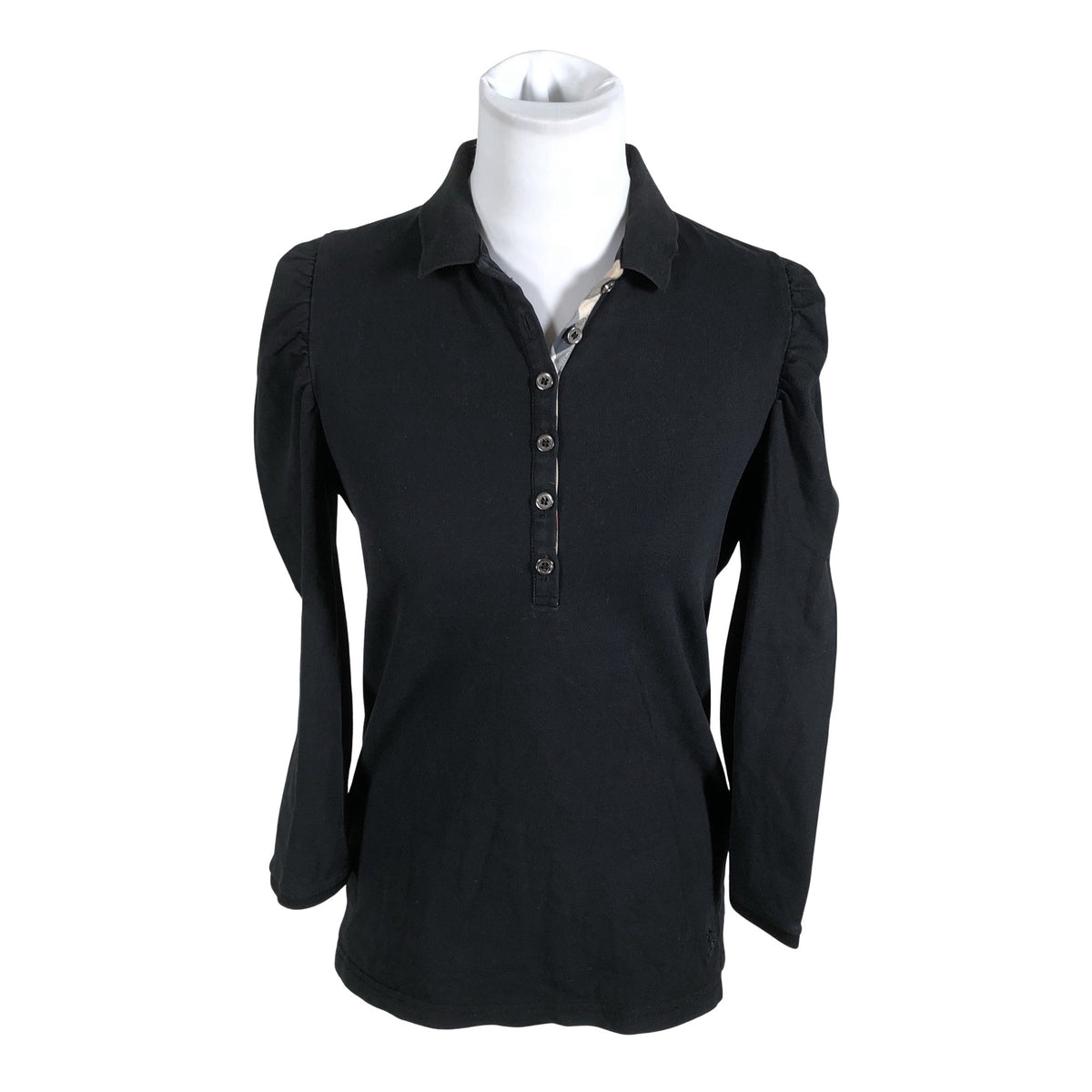 Unisex Burberry - Polo shirt, size 40 - Black (1)