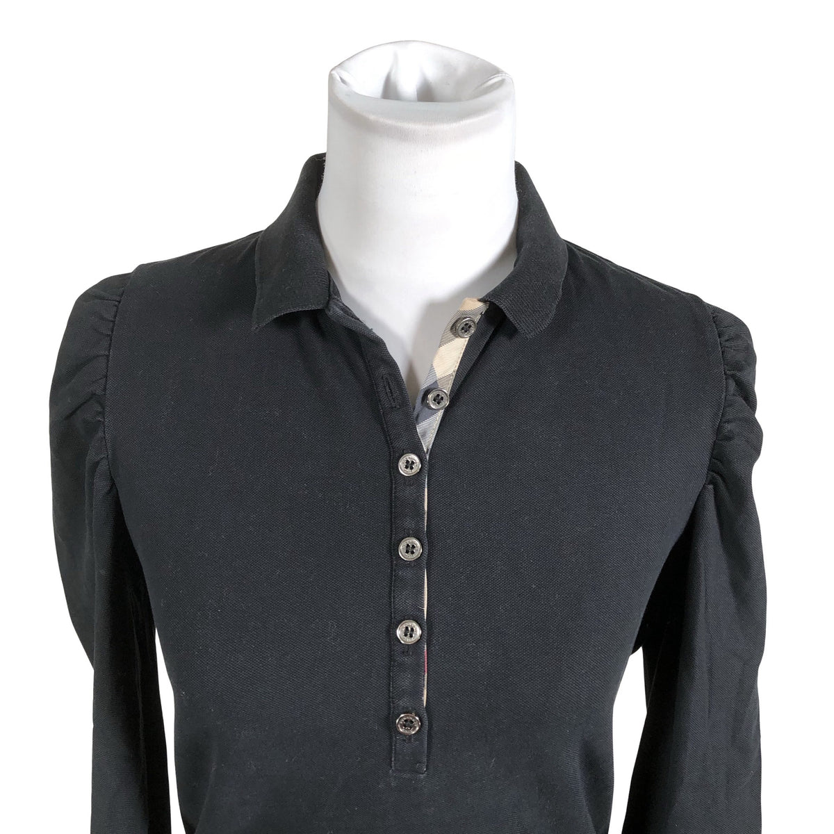 Unisex Burberry - Polo shirt, size 40 - Black (2)