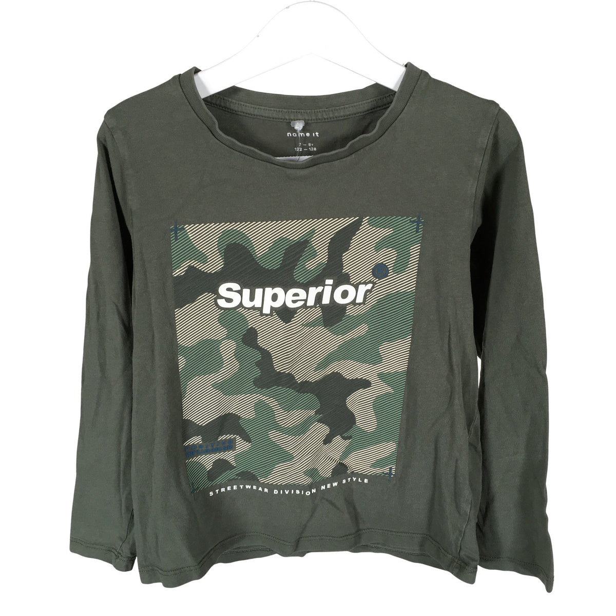 Unisex Name It - Tricot shirt, size 116 - 122 - Green (1)