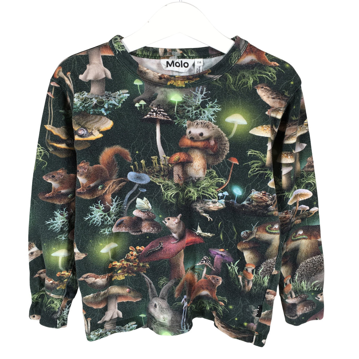 Unisex Molo Kids - Tricot shirt, size 110 - 116 - Green (1)