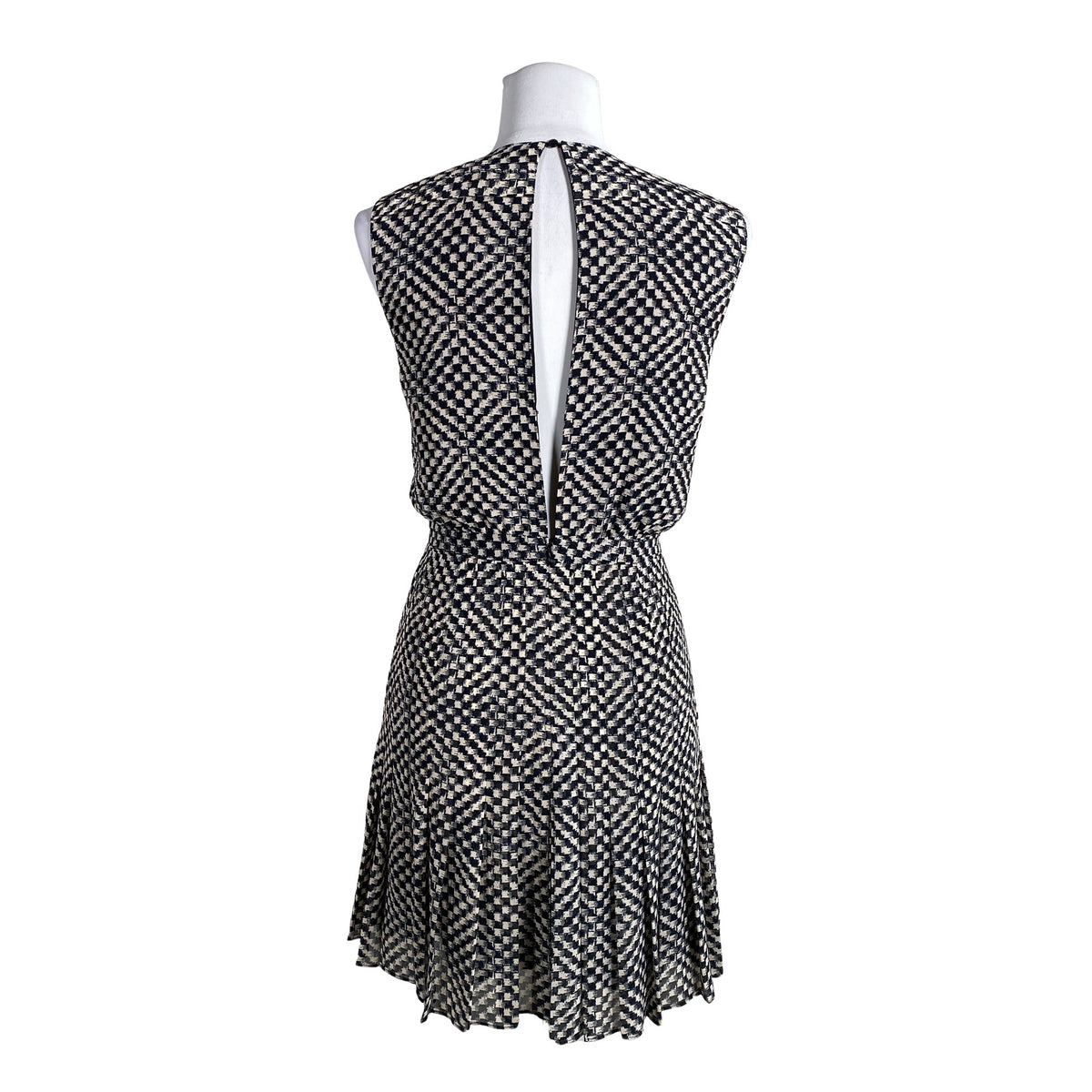Unisex Reiss - Schiffon dress, size 36 - Black (3)