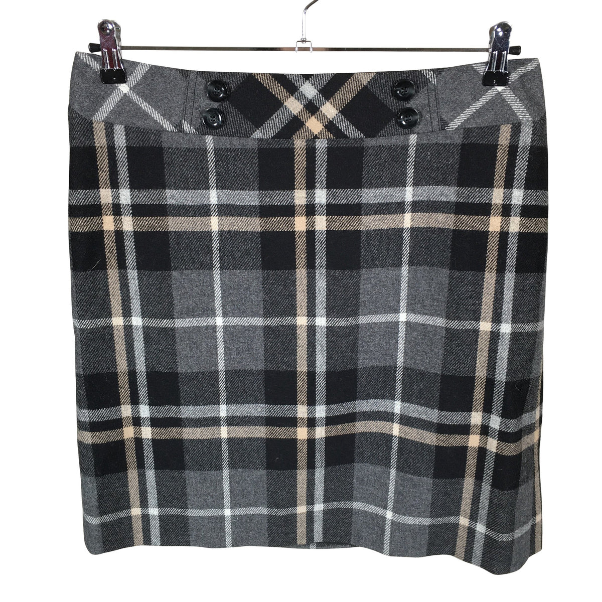 Unisex Gerry Weber - Fabric skirt, size 42 - Gray (1)