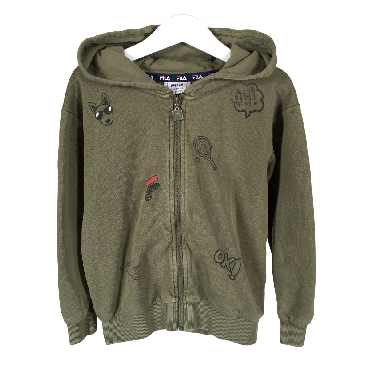 Unisex Fila - Hoodie, size 122 - 128 - Green (1)