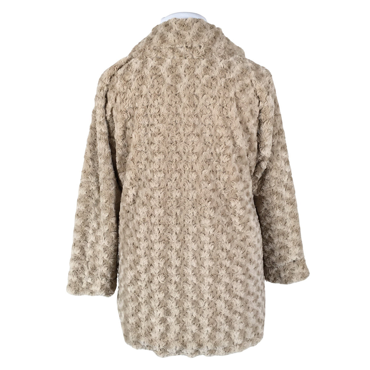 Unisex Free Quent - Faux fur coat, size 42 - Gray (2)
