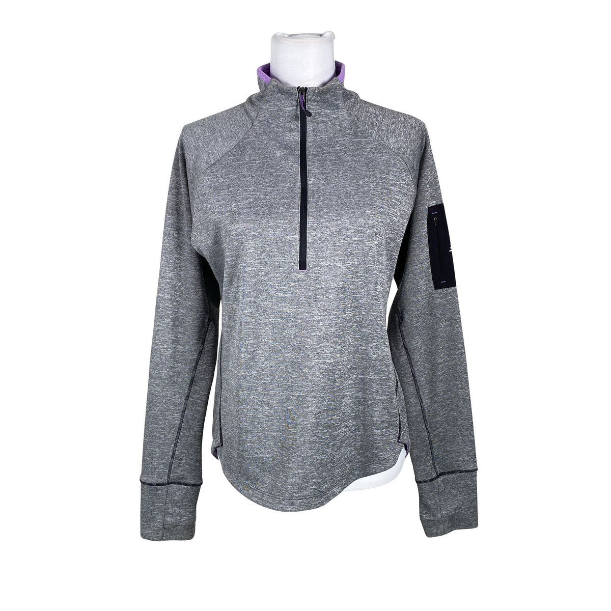 Unisex New Balance - Sports shirt, long sleeve, size 38 - Gray (1)