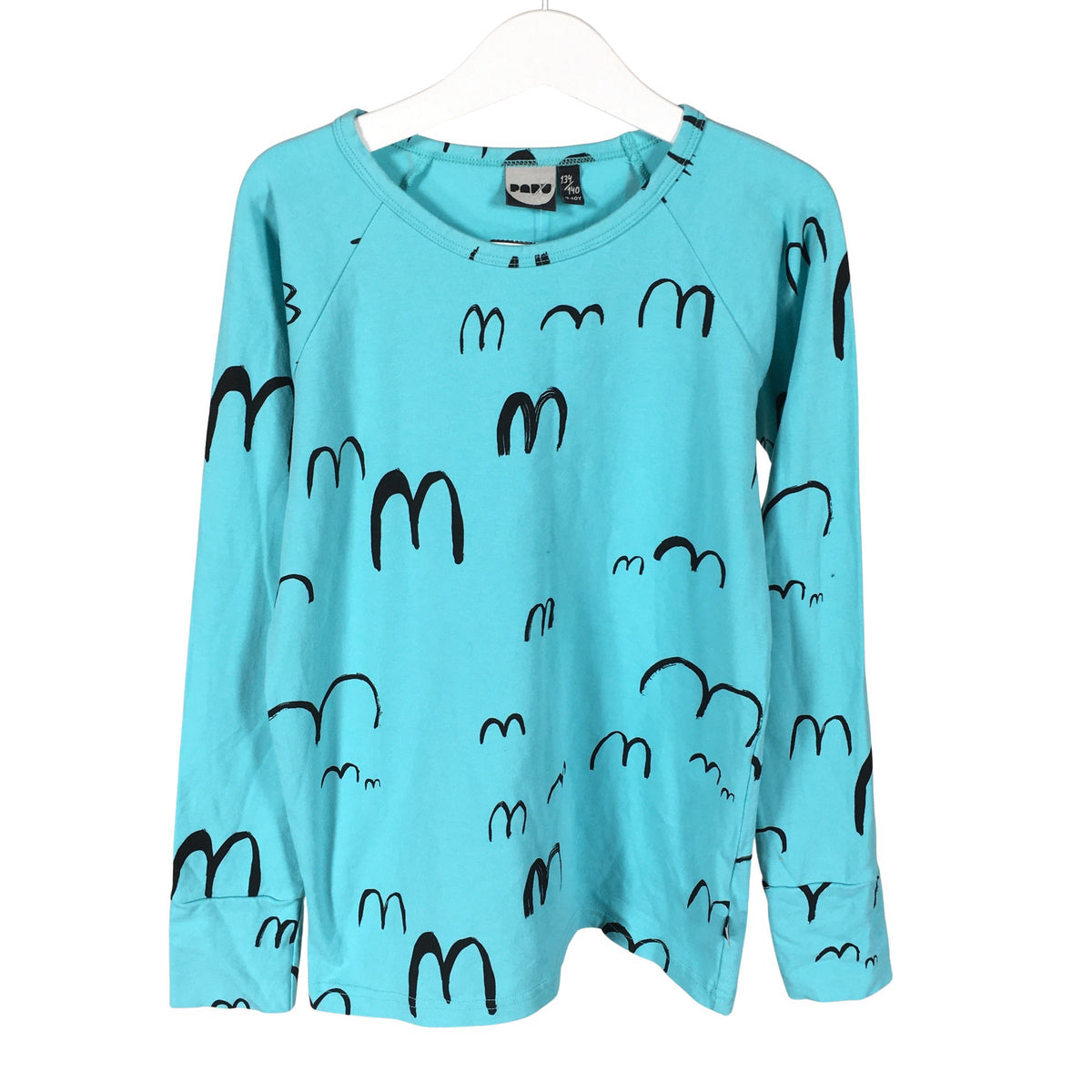 Unisex Papu - Tricot shirt, size 134 - 140 - Turquoise (1)