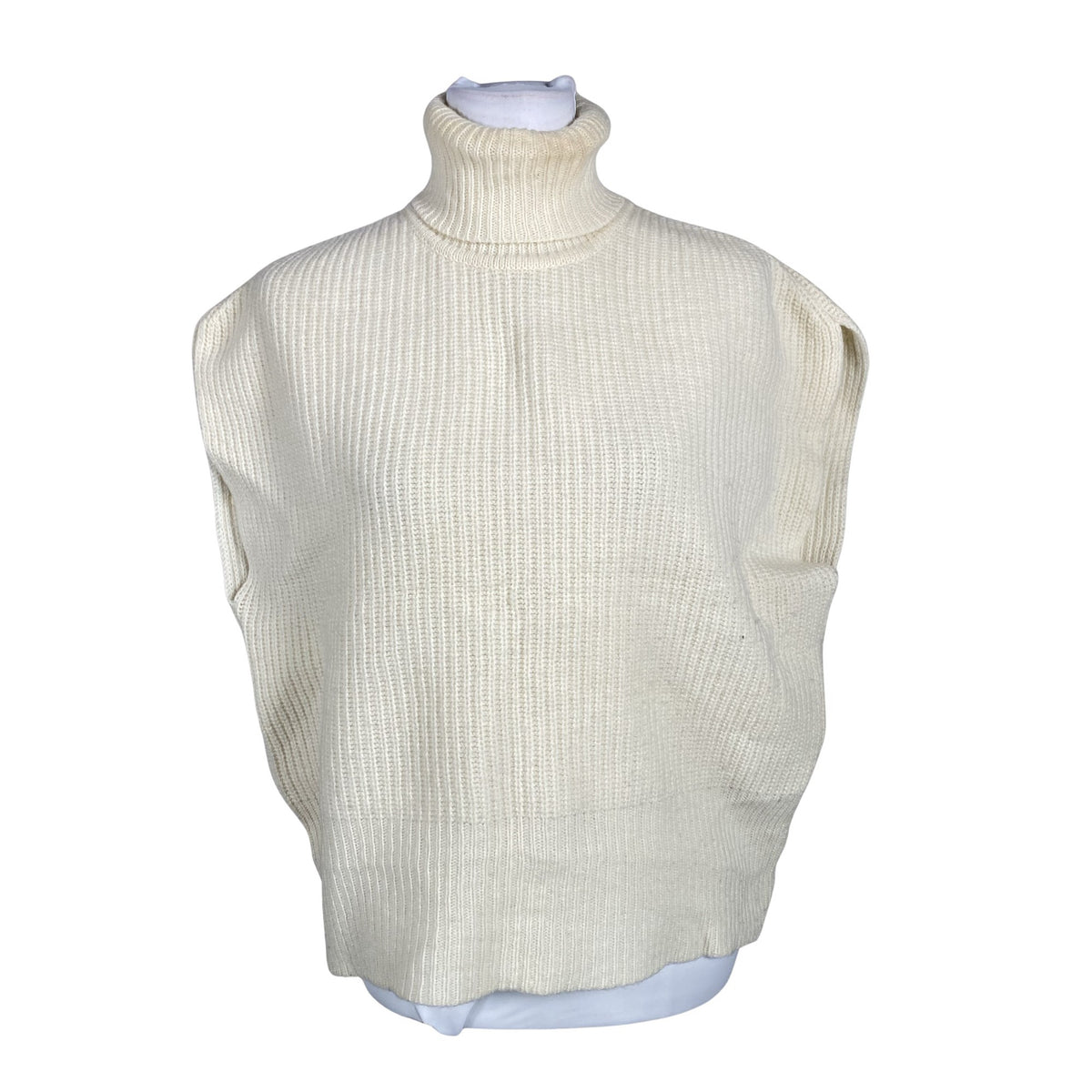 Unisex NOSH - Knit vest, size 36 - Natural white (1)