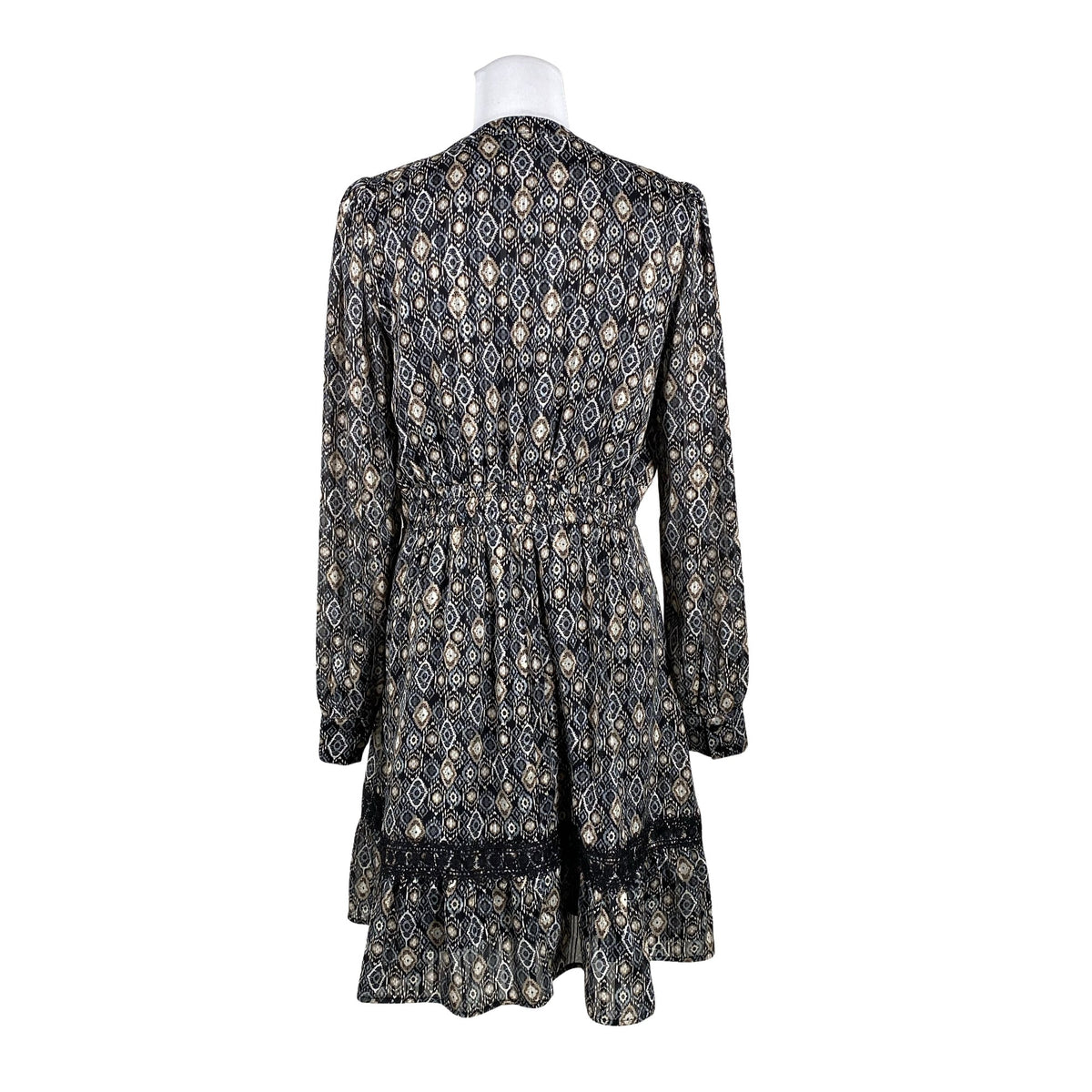 Unisex Rue de Femme - Schiffon dress, size 36 - Black (2)