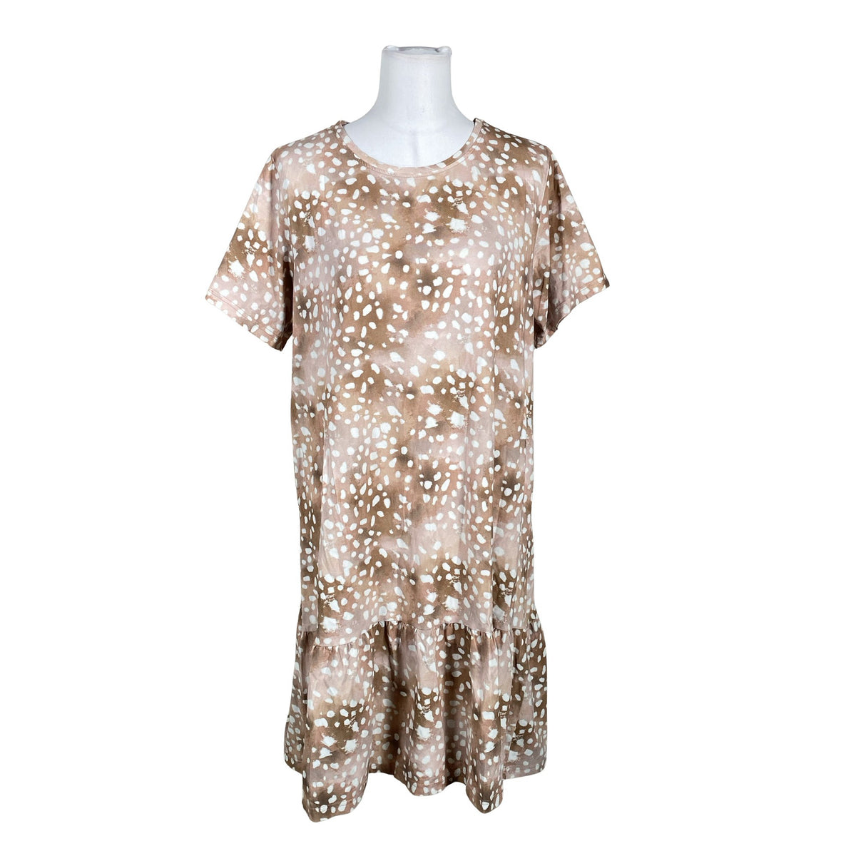 Unisex Kaiko - Tricot dress, size 40 - Brown (1)