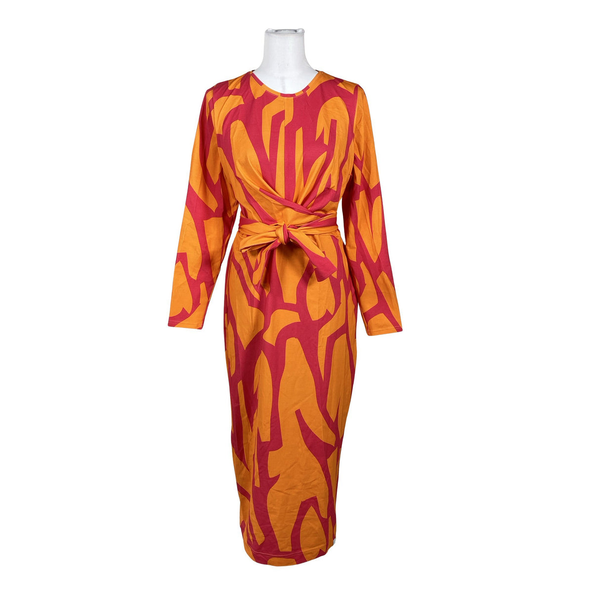 Unisex Nakoa - Tricot dress, size 40 - Orange (1)