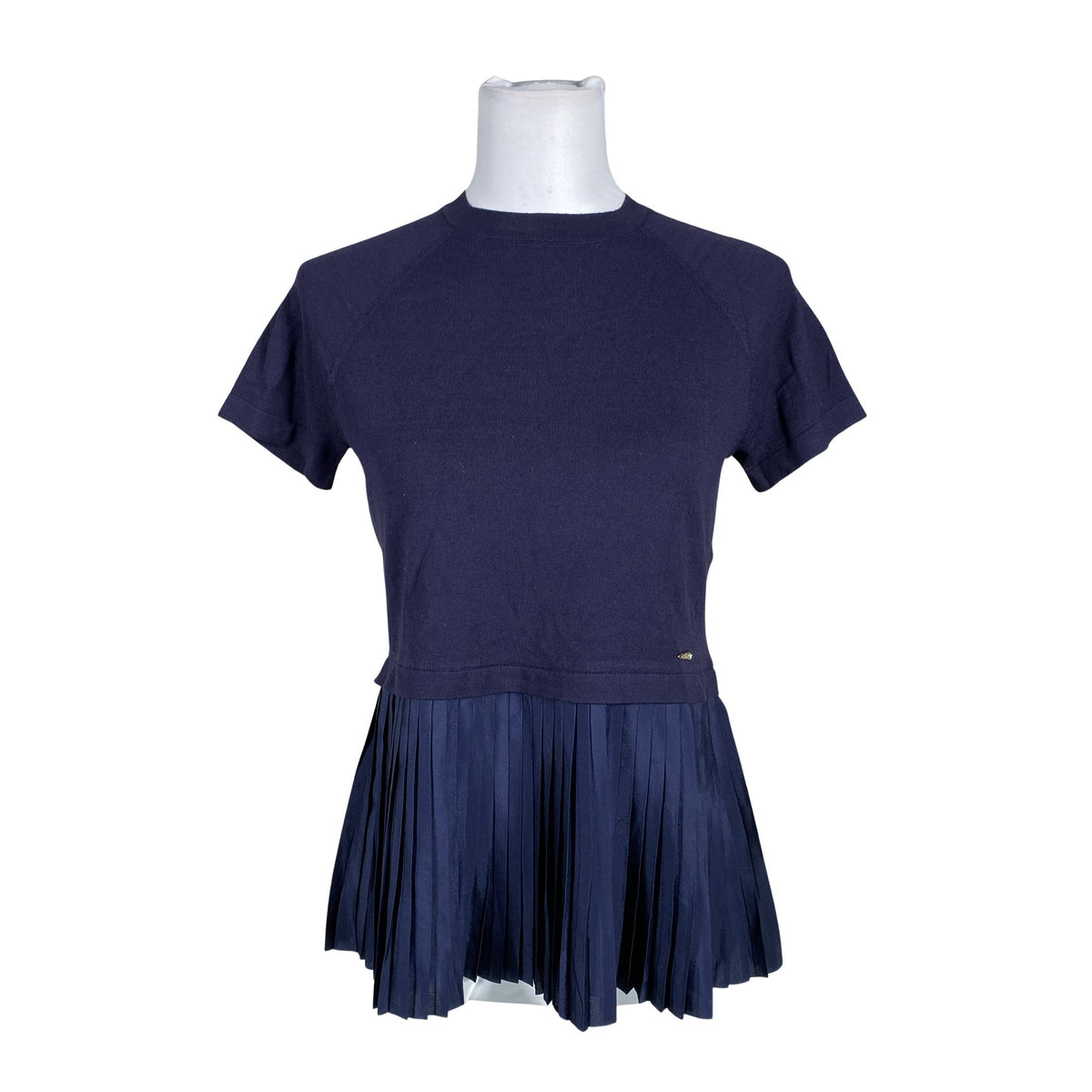 Unisex Ted Baker - Short-sleeved blouse, size 36 - Blue (1)