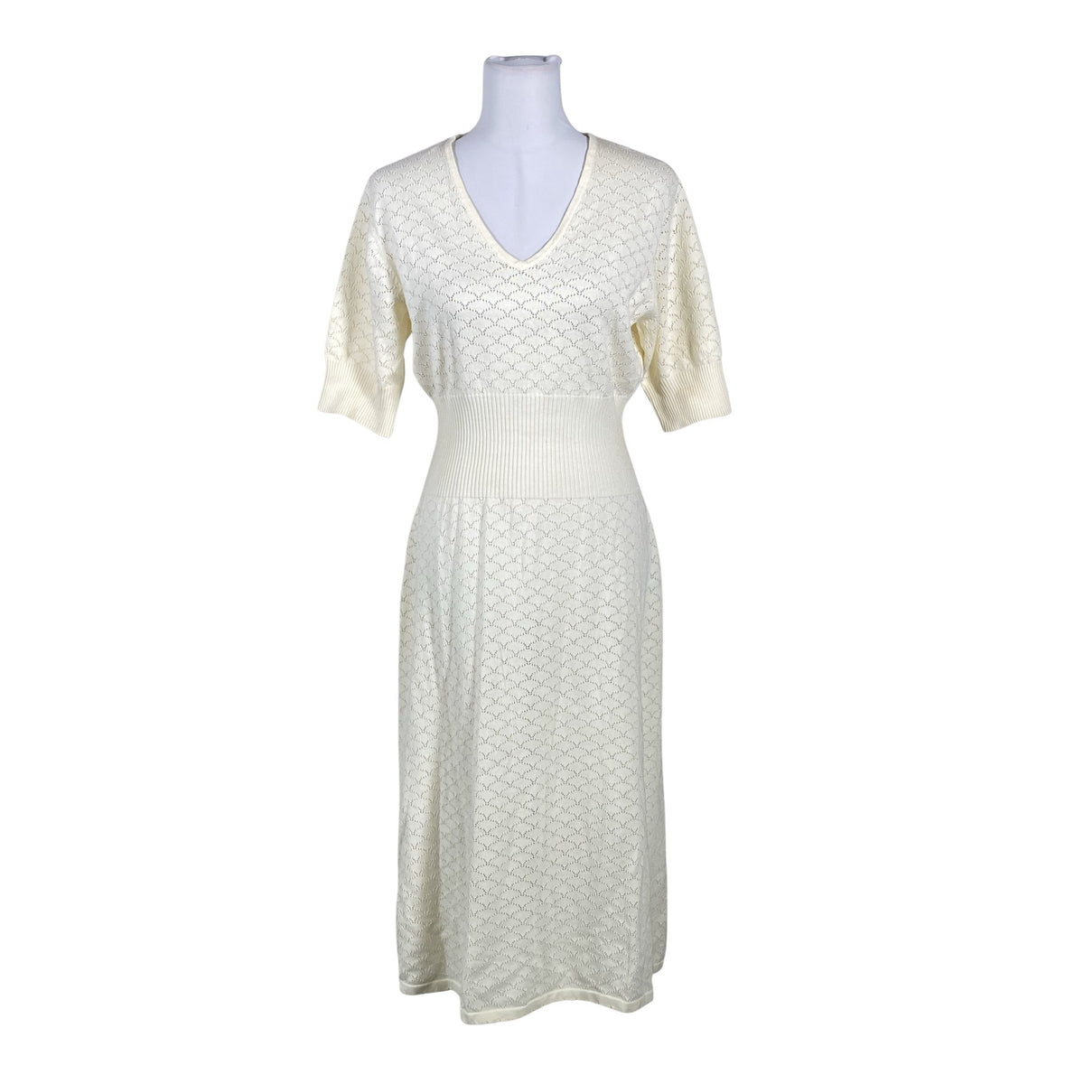 Unisex Nanso - Knit dress, size 38 - Natural white (1)