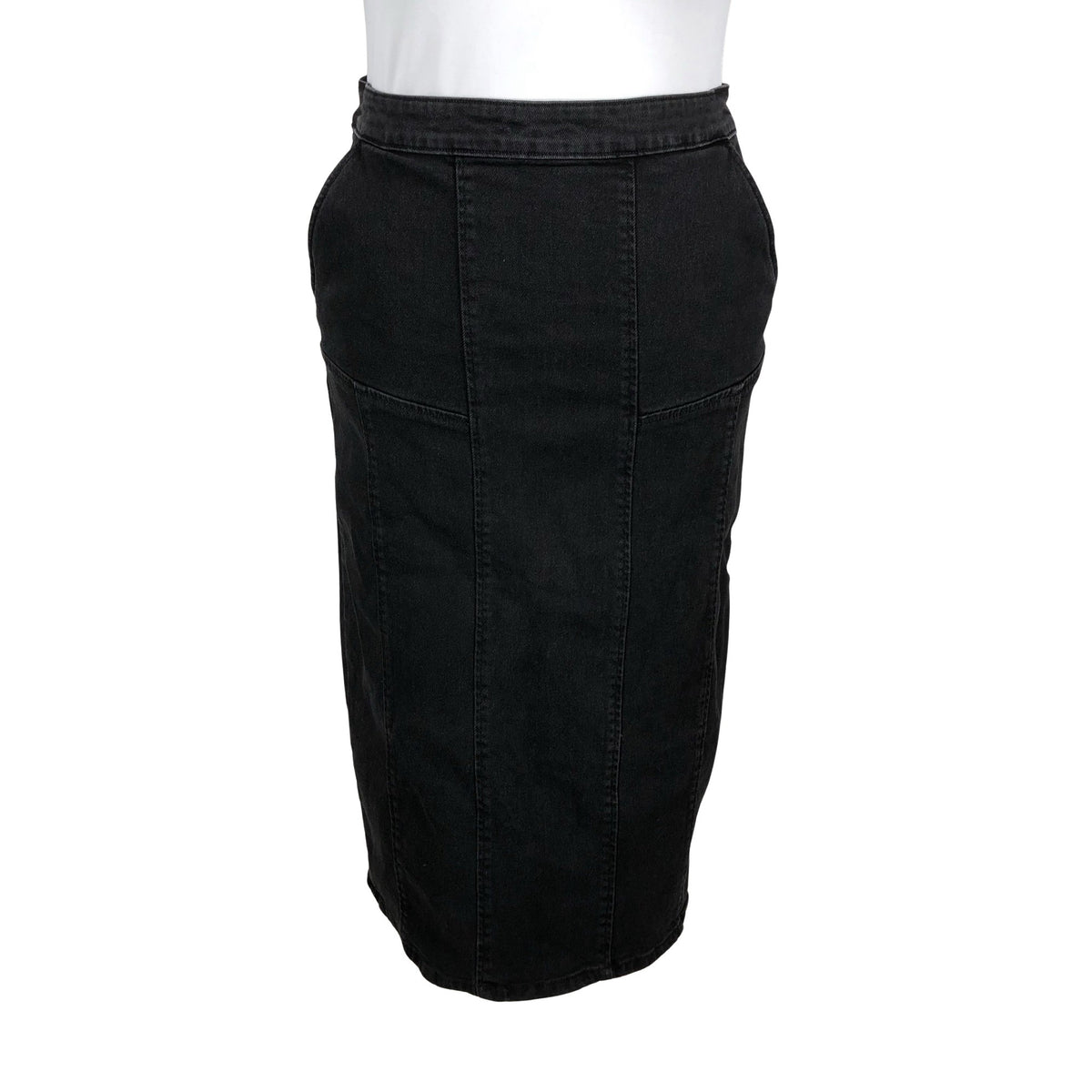 Unisex MSCH Copenhagen - Denim skirt, size 42 - Gray (1)