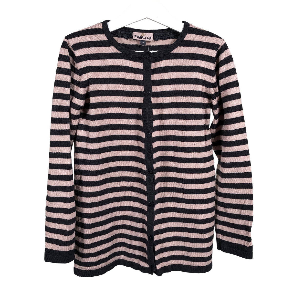 Unisex POMPdeLUX - Cardigan, size 110 - 116 - Light pink (1)