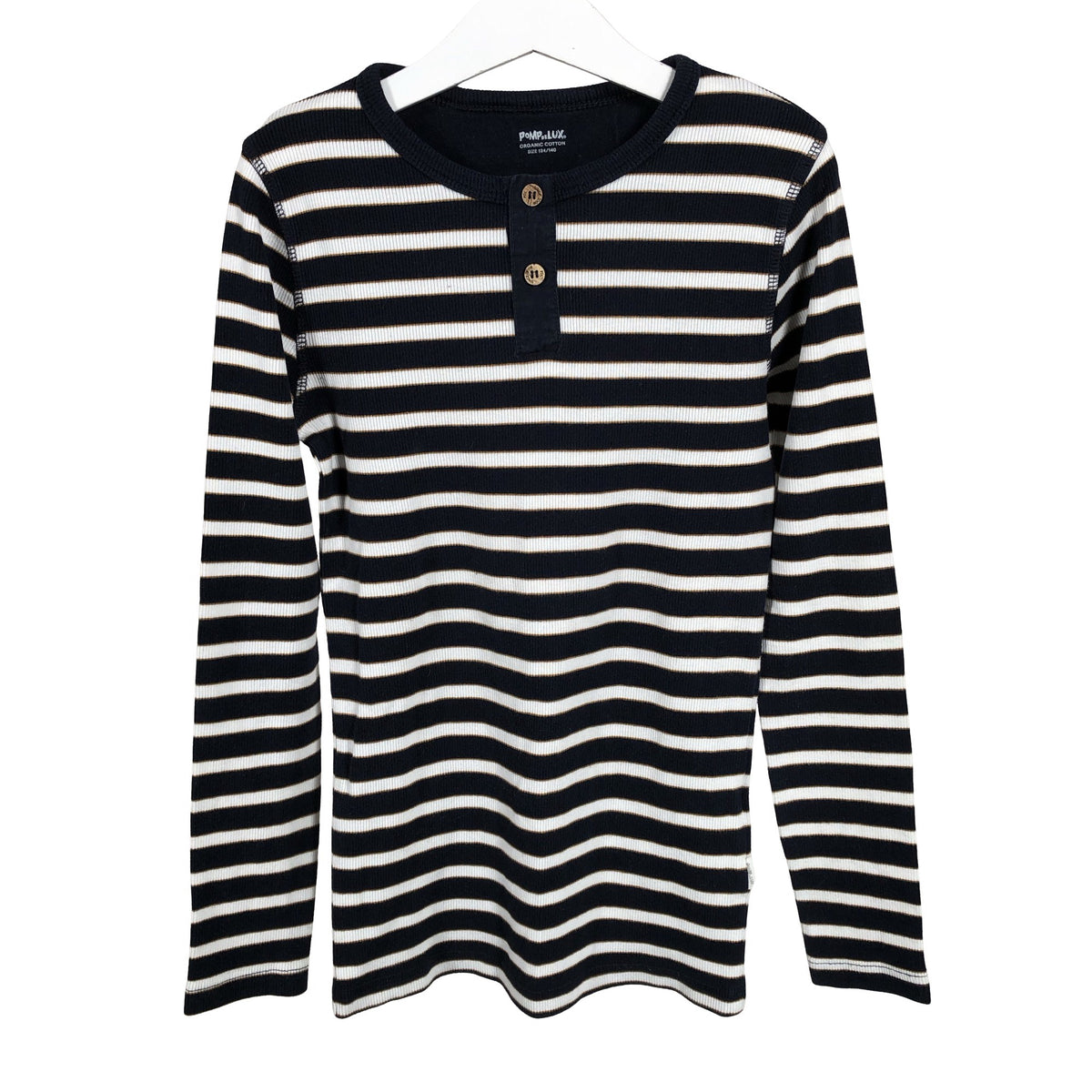 Unisex POMPdeLUX - Tricot shirt, size 134 - 140 - Blue (1)