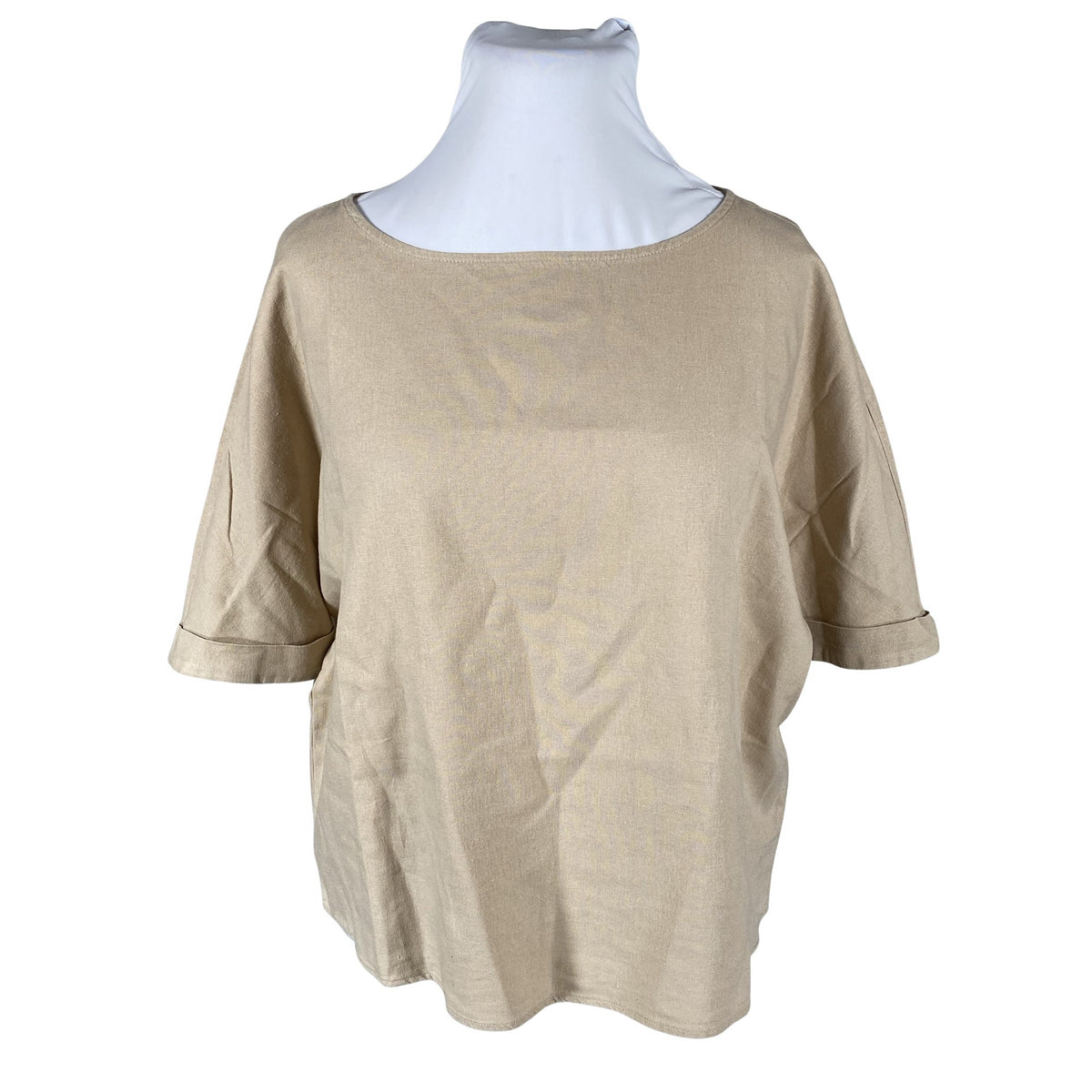 Unisex London Fog - Short-sleeved blouse, size 42 - Brown (1)