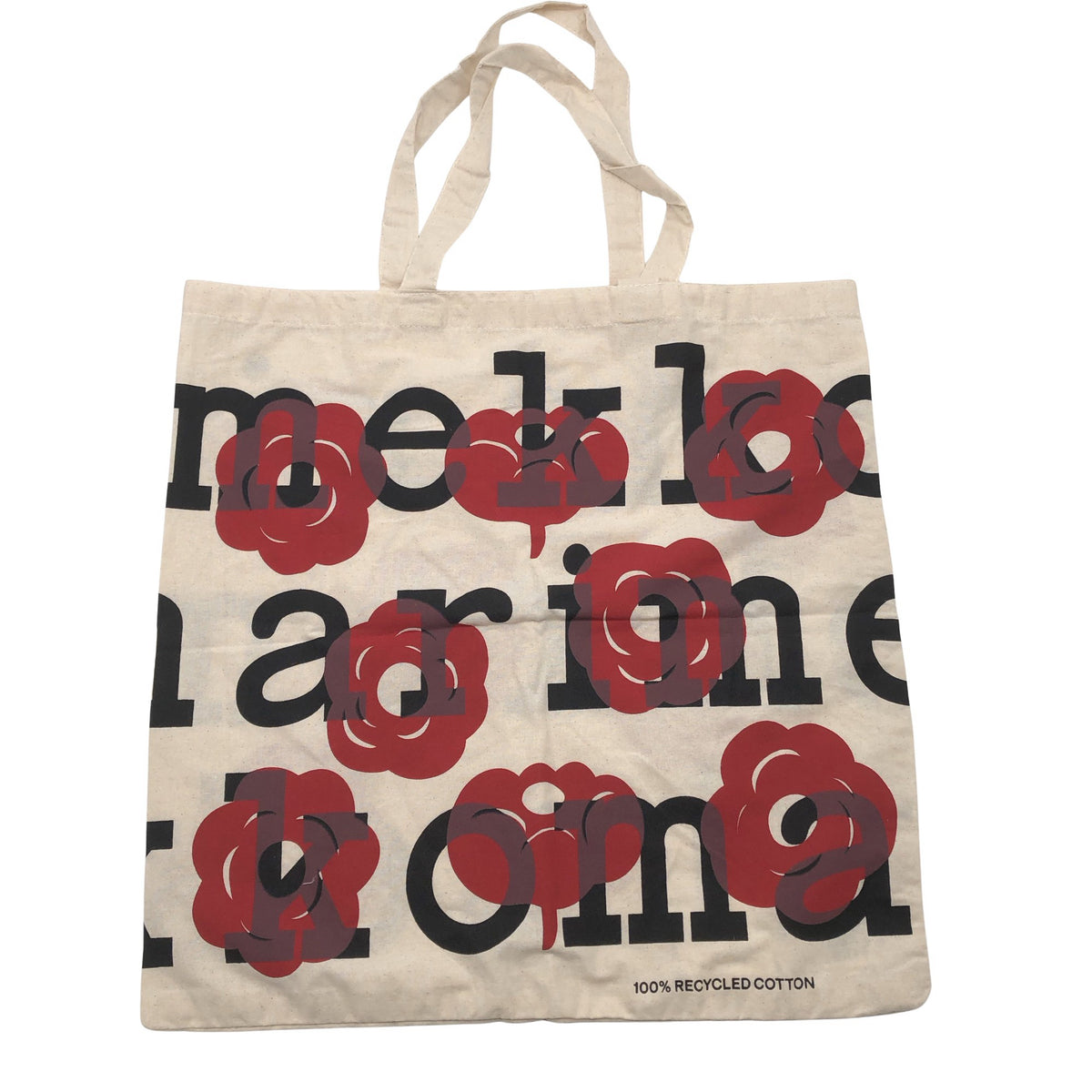 Unisex Marimekko - Shopping bag, size Maxi - Wine red (1)
